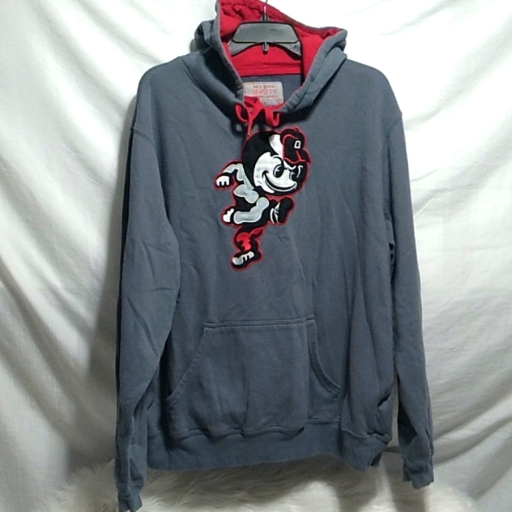 (BX51) SALE! Ohio State Varsity Authentic Apparel Vtg HTF Unisex Hoodie Sz.XXL